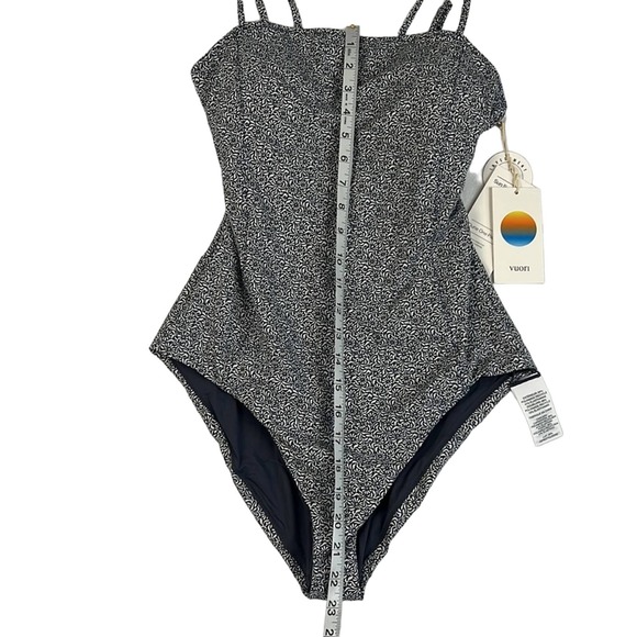 Vuori | Dune One Piece Swimsuit | Azure Mini Samba | Size L NWT - Picture 3 of 11